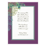 Vintage Peacock, Feathers n Etchings Save the Date Personalized Invitation