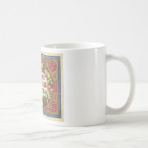 Vintage Perfume Label Coffee Mug