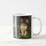 Vintage Pet Animals, Cute Striped Tabby Cat Kitten mugs
