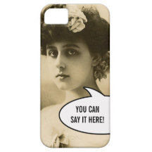 Vintage Photo Woman Rose in Hair iPhone 5 Case