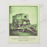 Vintage photographer and his van template flyer design