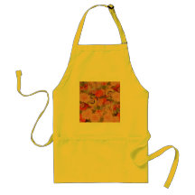 Vintage Pink Floral Kimono Flower Pattern Aprons