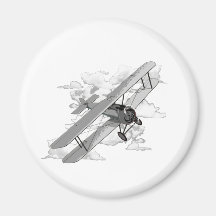 Vintage Plane Magnets
