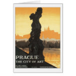Vintage Prague Czechoslovakia Greeting Cards