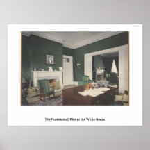 Vintage Presidents Office Print