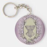 Vintage Purple Victorian corset fashion Keychains