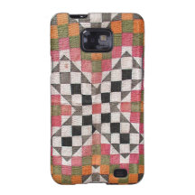 Vintage Ralli Quilt Orange Samsung Galaxy S2 Cover