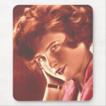 Vintage Ravishing Redhead Mousepads