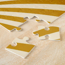 Vintage Rays Design Jigsaw Puzzles