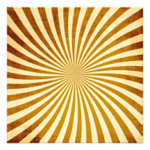Vintage Rays Design Photographic Print