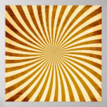 Vintage Rays Design Posters