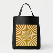 Vintage Rays Design Tote Bags