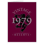 Vintage Reserve 1979 Greeting Card
