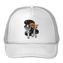 Vintage Retro Halloween Pumpkin Hats