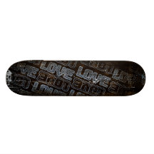 Vintage Retro Love #2 - Skateboard