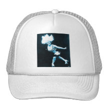 Vintage Retro Women Rollerskating Queen Hat