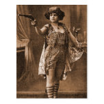 Vintage Retro Women Sideshow Elly De Sarto Postcard