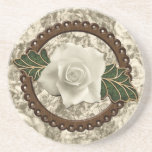 Vintage Rose Coasters
