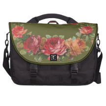 Vintage Roses Bag For Laptop