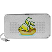 Vintage Sailboat Notebook Speaker