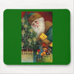 Vintage Santa - Christmas Mouse Pad