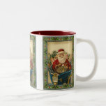 Vintage Santa Claus In Car: Coffee Mug
