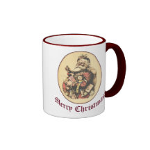Vintage Santa Coffee Mugs
