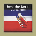 Vintage Save the Date! magnets