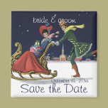 Vintage Save the Date! magnets