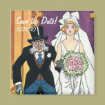 Vintage Save the Date! magnets