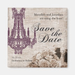 Vintage Save the Date Magnet