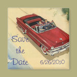 Vintage Save the Date! magnets