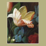 Vintage Save the Date! Victorian Tulip Flowers postcards