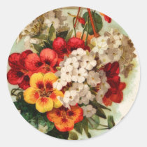 Vintage Seed Catalogue Flowers Sticker stickers