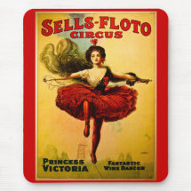 Vintage Sells-Floto Circus Poster Mouse Pad