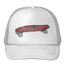 Vintage Skateboard Mesh Hats