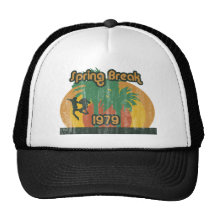 Vintage Spring Break 1979, 70s T-Shirt Hats