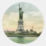 Vintage "Statue of Liberty" Poster. New York. Sticker