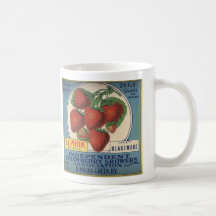 Vintage Strawberries Mug