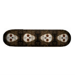 Vintage Sugar Skull #2 Skate Deck