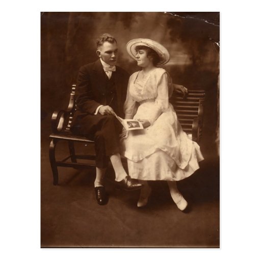 Vintage Sweethearts postcard