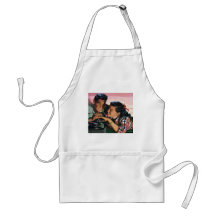Vintage Teenagers, Love Romance, Promise Ring Apron