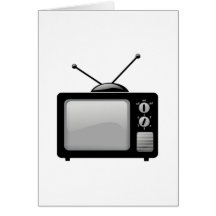 Vintage Television Card