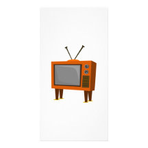 Vintage Television Custom Photo Card