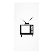 Vintage Television Photo Card Template