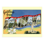Vintage Travel Change of Address, Louisiana Post Card