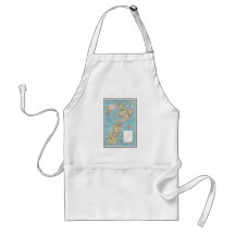 Vintage Travel Poster Ad Retro Prints Apron