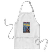 Vintage Travel Poster Ad Retro Prints Aprons