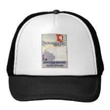 Vintage Travel Poster Ad Retro Prints Hats