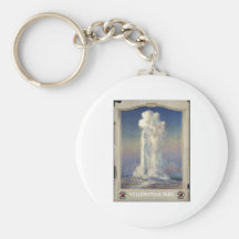 Vintage Travel Poster Ad Retro Prints Keychains